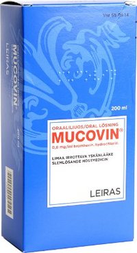MUCOVIN 0,8 mg/ml oraaliliuos 200 ml