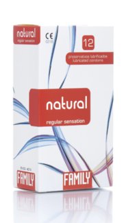 Family natural/regular kondomi 12 kpl